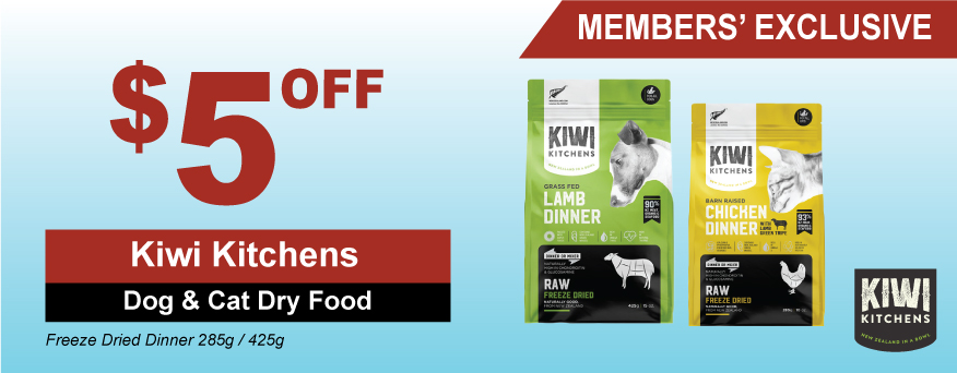 Kiwi Kitchens Dog & Cat Dry Food Promo